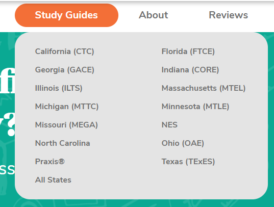 StudyGuidesMenu